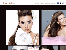 Tablet Screenshot of makeupbyvjosa.com